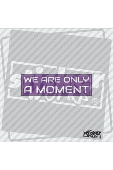 We Ara Only Moment Sticker