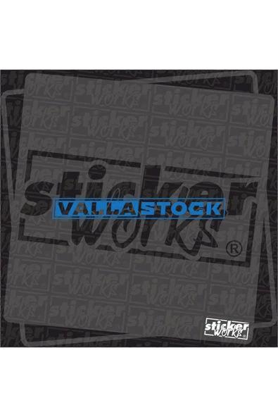 Valla Stock Sticker MAVİ ürün görseli 1