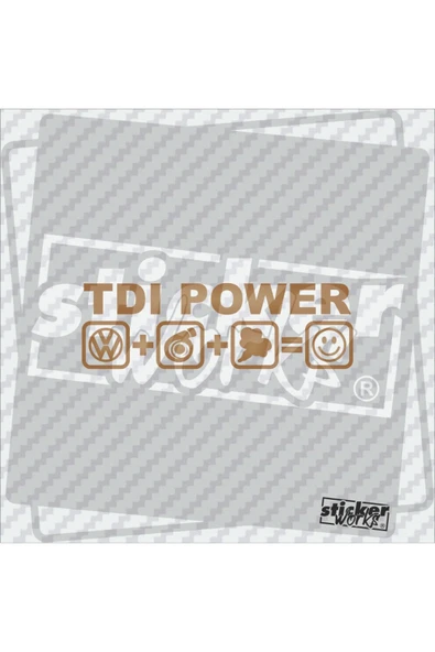 Tdi Power Sticker