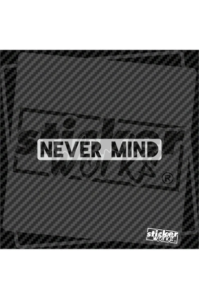 Never Mind Sticker ürün görseli 1