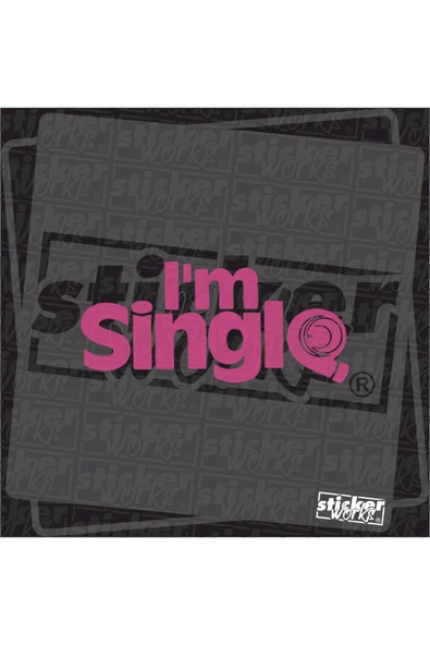 I'm Single Sticker