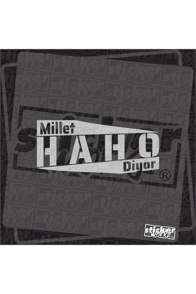 Millet Haho Diyor Sticker ürün görseli 1