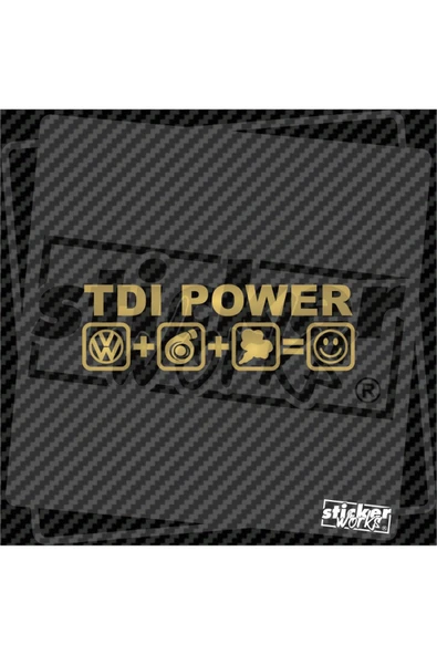 Tdi Power Sticker ürün görseli 1
