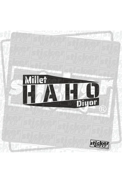 Millet Haho Diyor Sticker ürün görseli 1