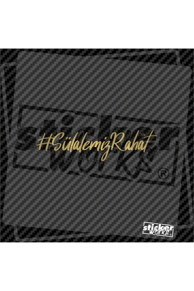 Sülalemiz Rahat Sticker ürün görseli 1