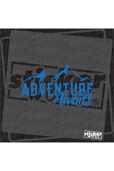 Adventure Awaits Sticker