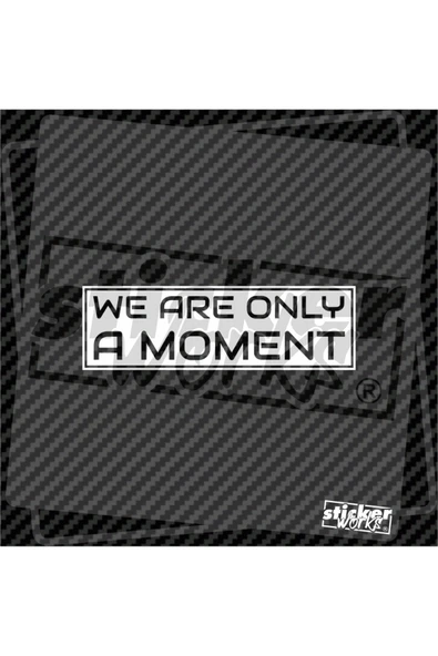 We Ara Only Moment Sticker