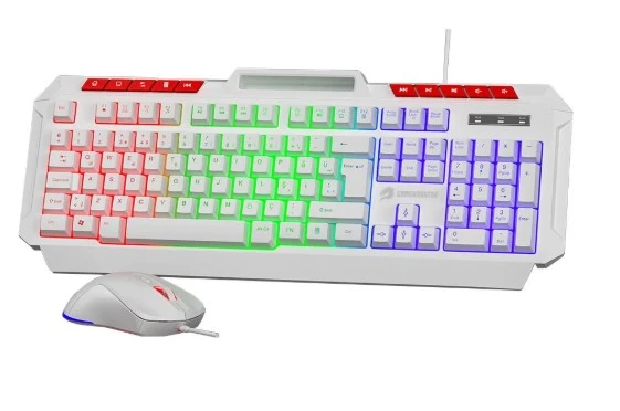 GameBooster KM-11W Knight Beyaz Klavye Mouse Set - 2