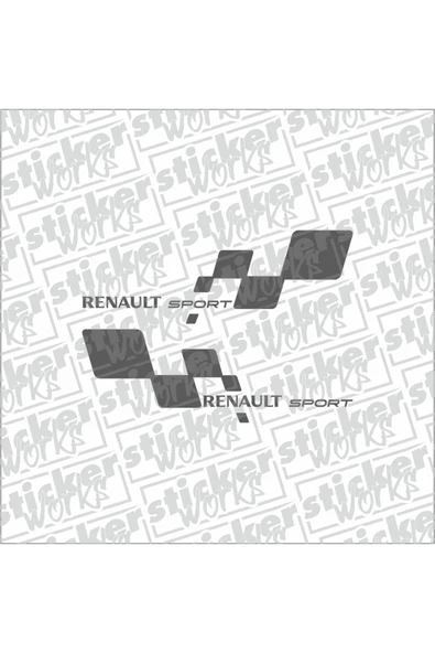 Renault Sport Sticker ürün görseli 1