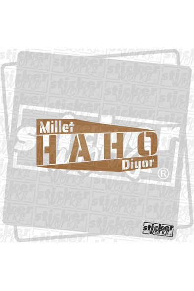 Millet Haho Diyor Sticker