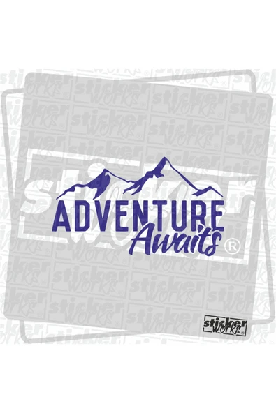 Adventure Awaits Sticker