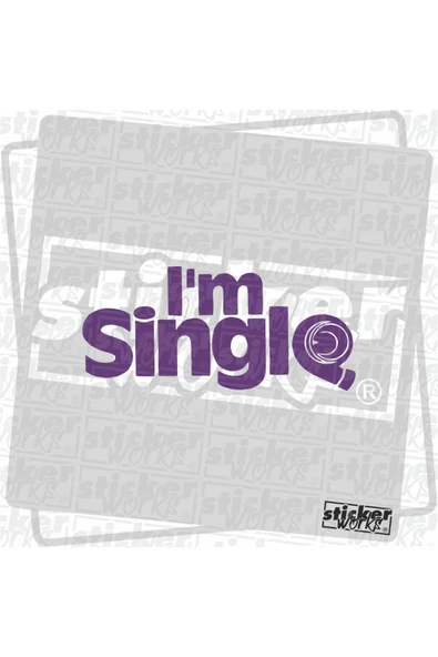 I'm Single Sticker