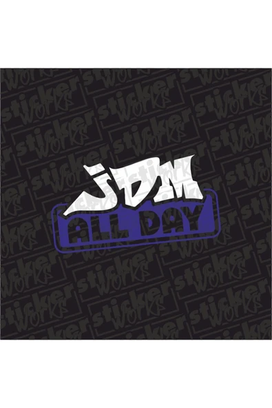 Jdm All Day Sticker