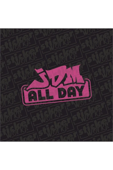 Jdm All Day Sticker ürün görseli 1