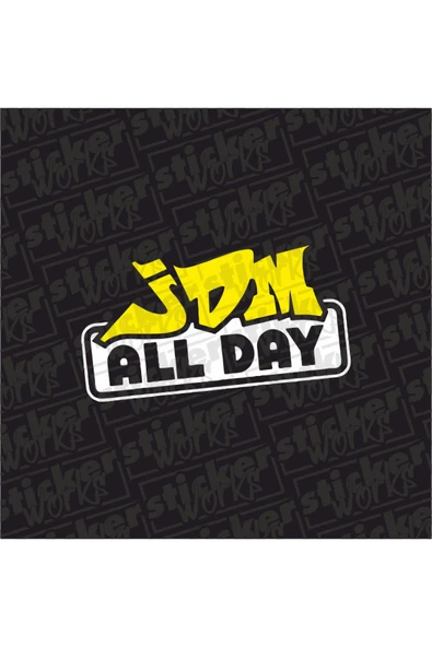 Jdm All Day Sticker ürün görseli 1