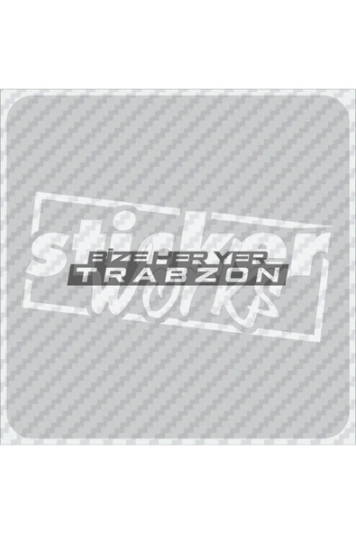 Bize Her Yer Trabzon Sticker ürün görseli 1