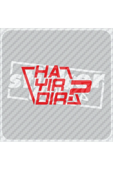 Hayırdır Sticker
