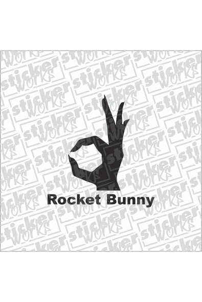 Rocket Bunny Sticker ürün görseli 1