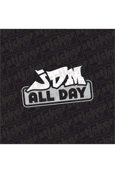 Jdm All Day Sticker ürün görseli 1