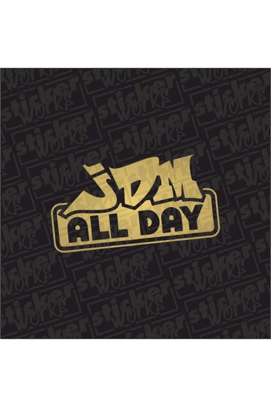 Jdm All Day Sticker ürün görseli 1