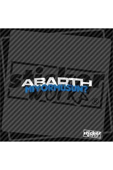 Abarth Mıyormusun ? Sticker
