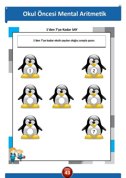 Okul Öncesi Mental Aritmetik YAZ-SİL Kitabı - Resim 6