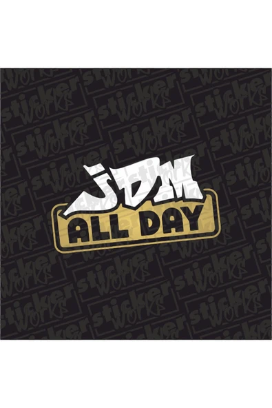 Jdm All Day Sticker ürün görseli 1