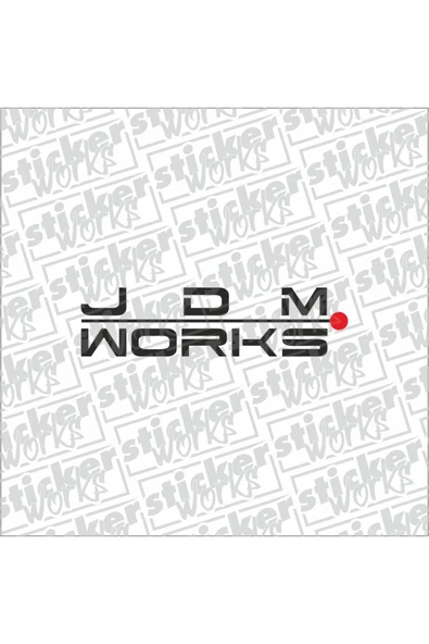 Jdm Works Sticker