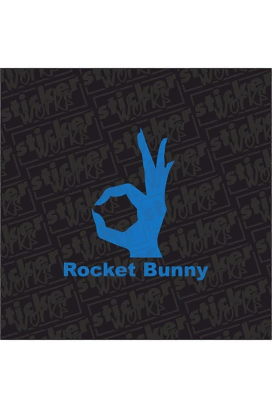 Rocket Bunny Sticker