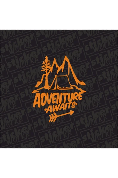Adventure Awaits Sticker