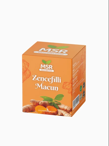 MSR BİTKİİSEL DOGAL ÜRÜNLER Zencefilli Macun  370g - 2