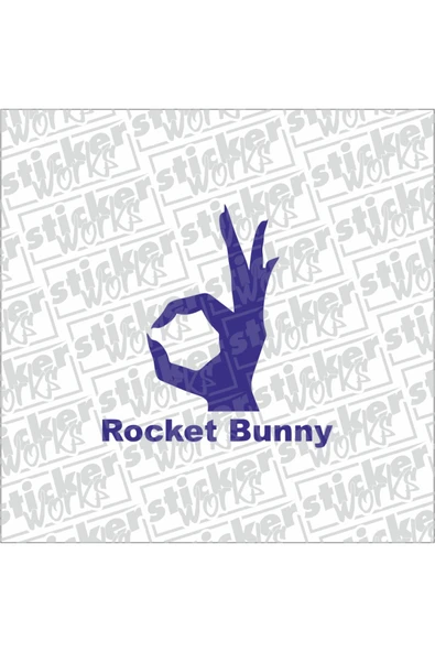 Rocket Bunny Sticker