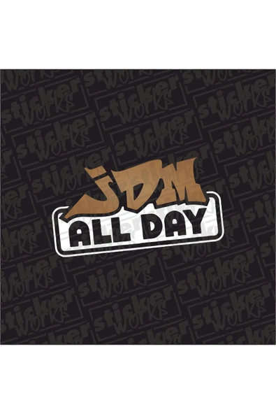 Jdm All Day Sticker ürün görseli 1