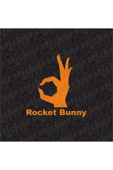 Rocket Bunny Sticker ürün görseli 1