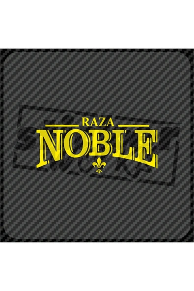 Raza Noble Sticker SARI ürün görseli 1