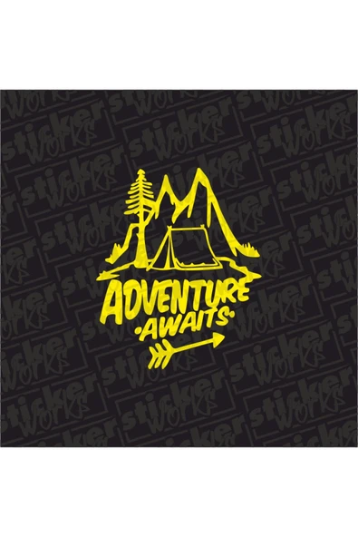 Adventure Awaits Sticker