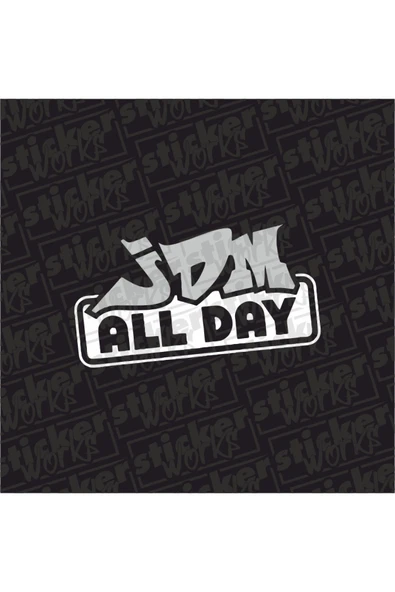 Jdm All Day Sticker ürün görseli 1