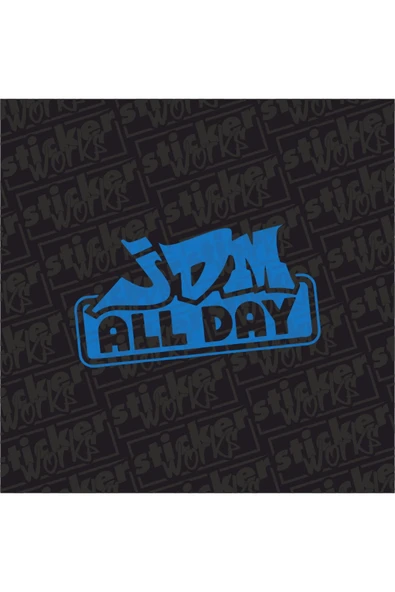 Jdm All Day Sticker