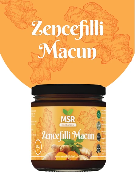 MSR BİTKİİSEL DOGAL ÜRÜNLER Zencefilli Macun  370g - 5