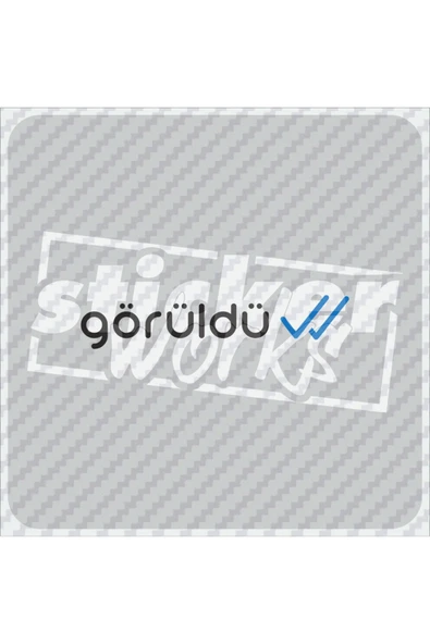 Görüldü Sticker