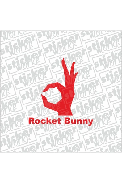 Rocket Bunny Sticker