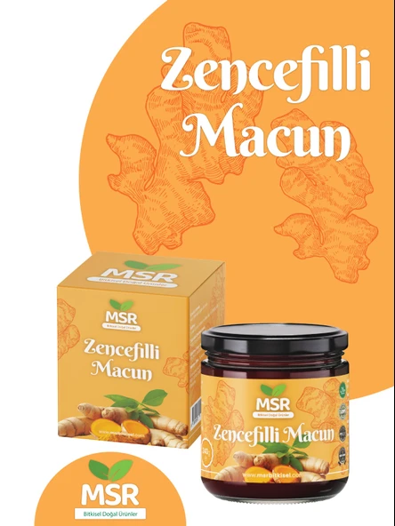 MSR BİTKİİSEL DOGAL ÜRÜNLER Zencefilli Macun  370g
