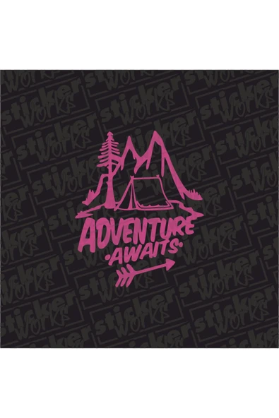 Adventure Awaits Sticker