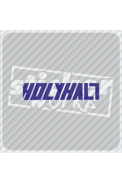 Holyhalt Sticker