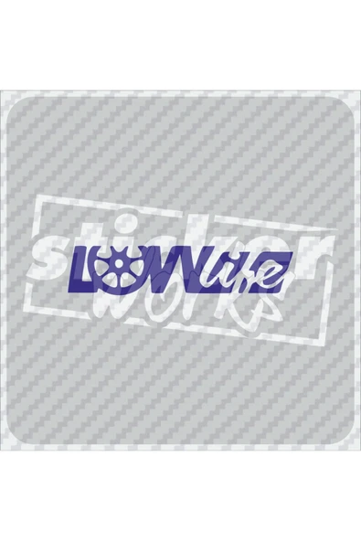 Low Life Sticker PARLAMENT MAVİ ürün görseli 1