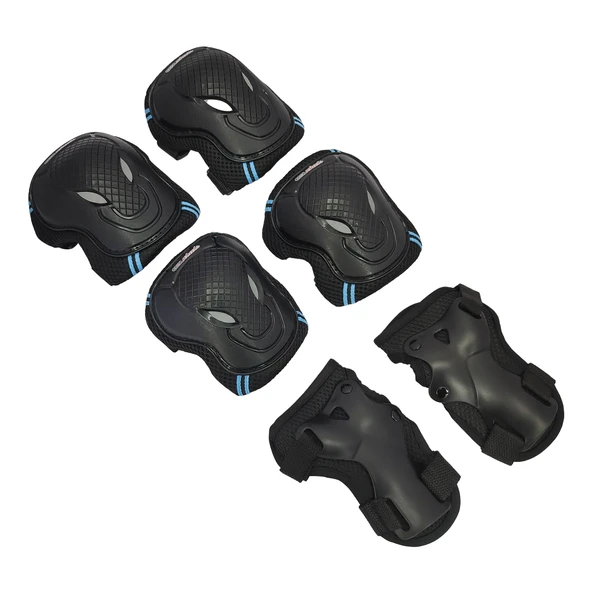 Cool Wheels Çocuk Scooter & Paten Koruma Seti – Kaliteli Dizlik ve Dirseklik Seti (M) Mavi FR37715 - 3