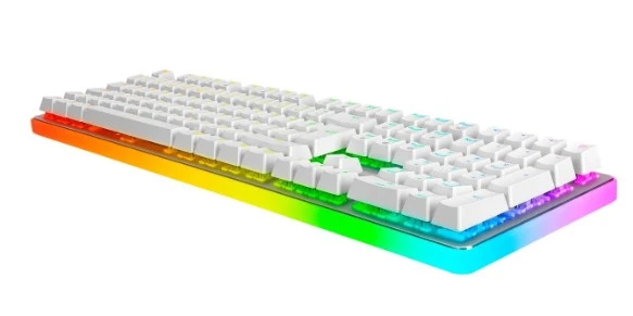 GameBooster G918 Fire Storm RGB Red Switch Mekanik Beyaz Oyun Klavyesi - 4