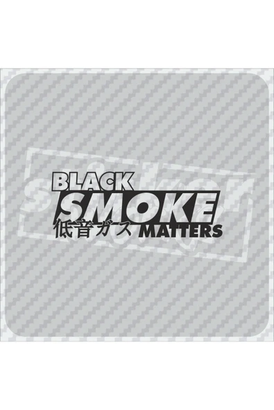 Black Smoke Matters Sticker