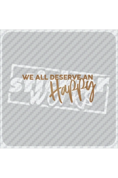 We All Deverse An Happy Sticker ürün görseli 1