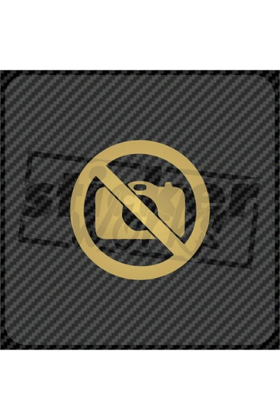 Fotoğraf Çekmek Yasaktır Sticker ürün görseli 1